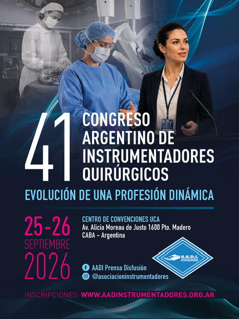 41 Congreso Argentino de Instrumentadores Quirúrgicos